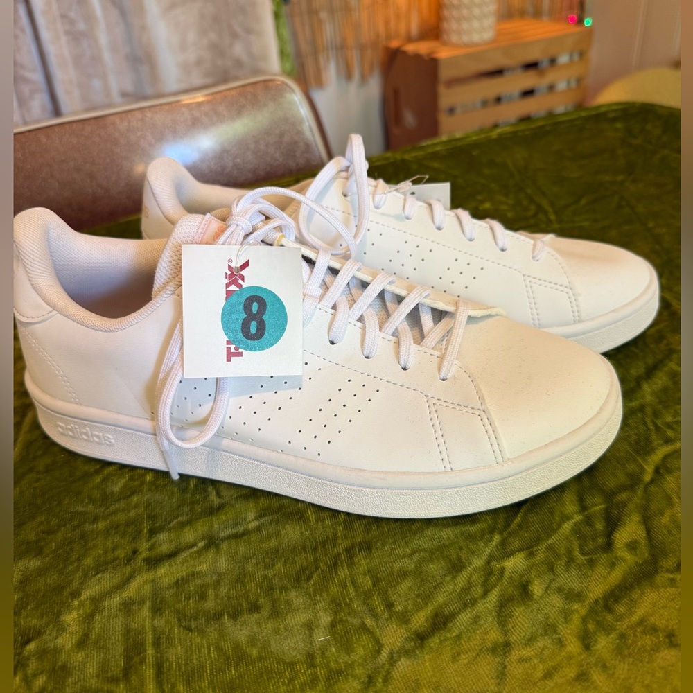 adidas White Tennis Shoe NWT